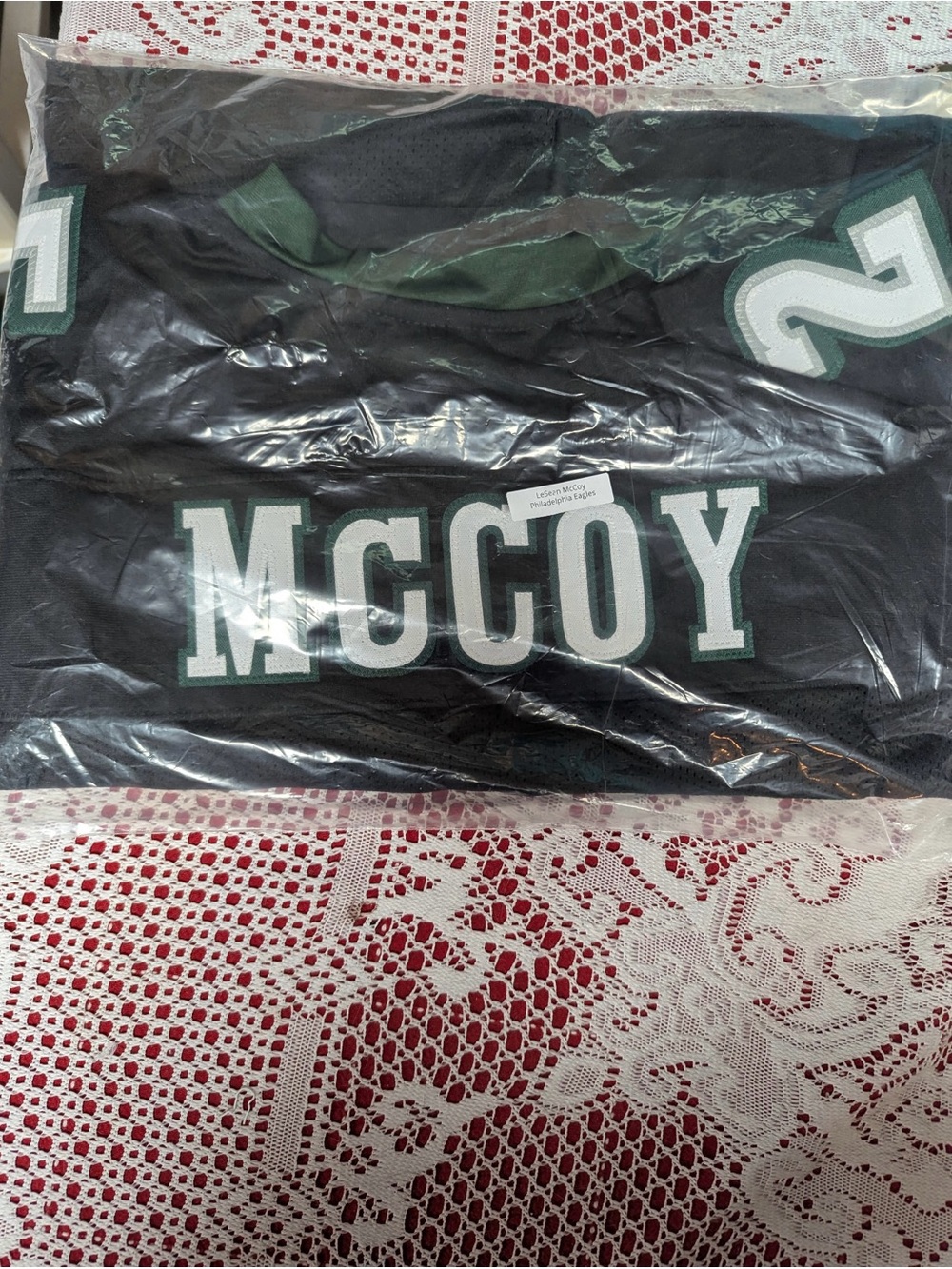 Lesean McCoy Custom Autographed Jersey #25